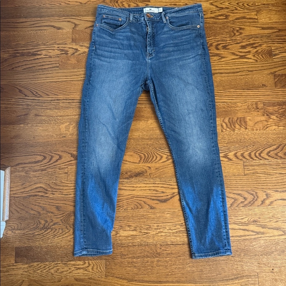 Vineyard Vines High Rise Skinny Indigo Blue Women’s Jeans size 34